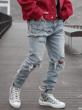 Load image into Gallery viewer, Chain Denim
