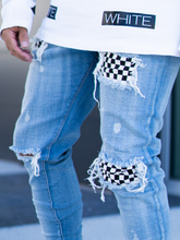 Load image into Gallery viewer, Checkered Denim
