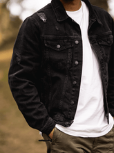 Load image into Gallery viewer, Denim Jacket - Black
